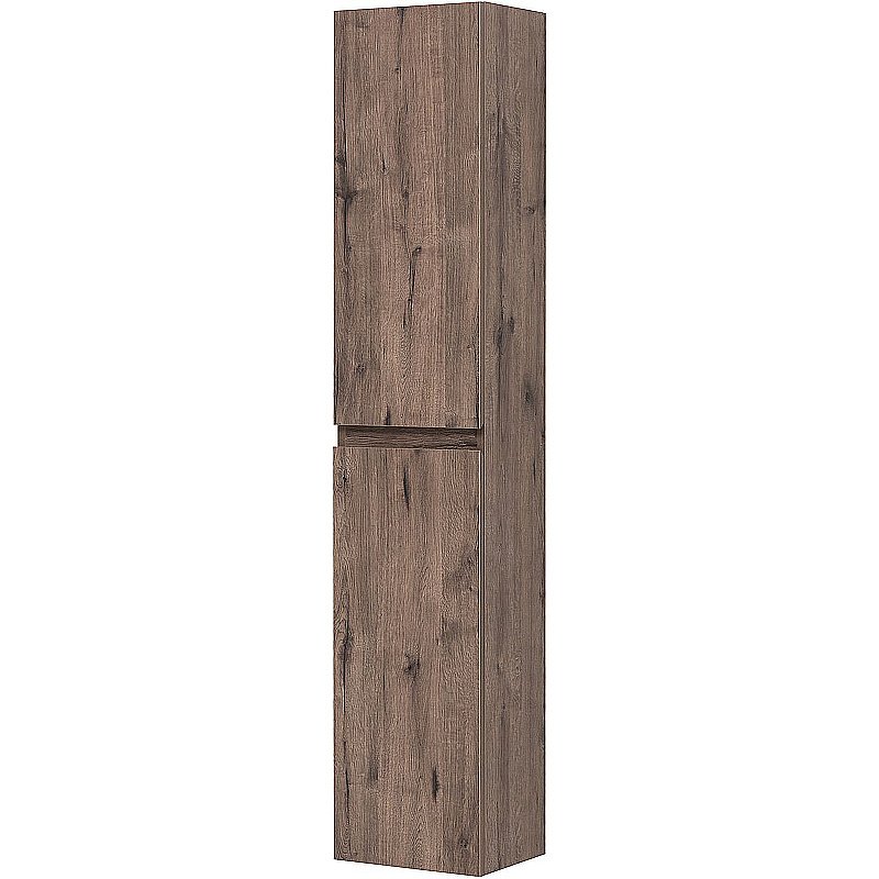 Пенал Aquanet Нота new 30 334195 дуб веллингтон табак для ванной в интернет-магазине сантехники Sanbest