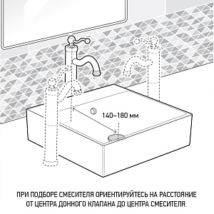 Смеситель для раковины PAINI Morgana 73CR205LZLL хром купить в интернет-магазине сантехники Sanbest