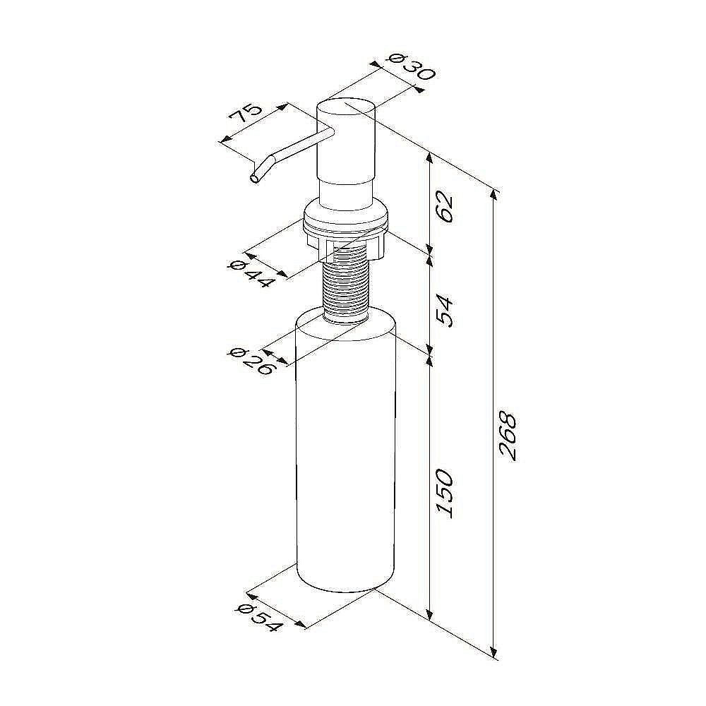 Диспенcер AM.PM X-JOY A8437100 купить в интернет-магазине сантехники Sanbest