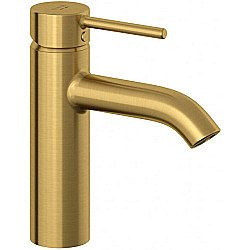 Смеситель для раковины Kludi Bozz 38282N076 золото брашированное купить в интернет-магазине сантехники Sanbest