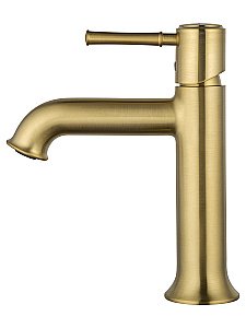 Смеситель для раковины WONZON & WOGHAND TOR, Брашированное золото (WW-88018073-BG) купить в интернет-магазине сантехники Sanbest