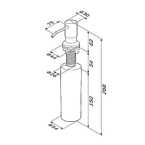 Диспенcер AM.PM X-JOY A8437100 купить в интернет-магазине сантехники Sanbest