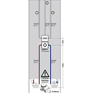 Запорный вентиль Hansgrohe Select 15764670 черный матовый для смесителя в интернет-магазине сантехники Sanbest