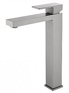 Смеситель для раковины высокий WONZON & WOGHAND CUBE, Темный графит (WW-88239016-BGM) купить в интернет-магазине сантехники Sanbest