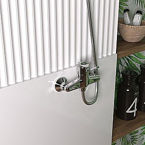 Смеситель для душа PAINI Creta 30CR511R2LMKM хром купить в интернет-магазине сантехники Sanbest