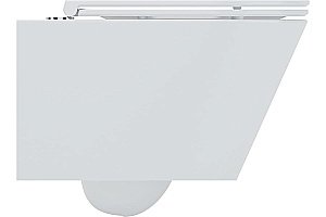 Унитаз подвесной Art&Max BARI AM822-V/SC белый, с сиденьем микролифт, безободковый купить в интернет-магазине Sanbest