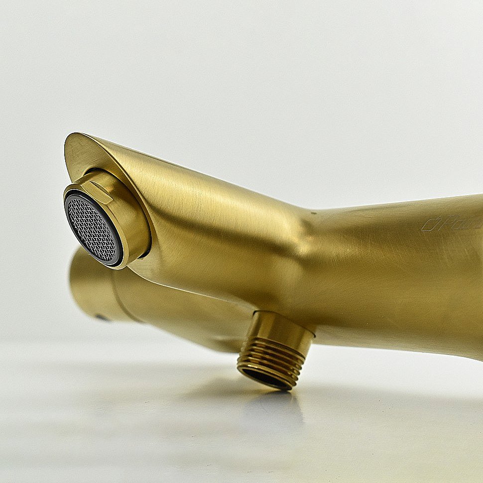 Смеситель для ванны PAINI Cox 78PJ111TH золото матовое купить в интернет-магазине сантехники Sanbest