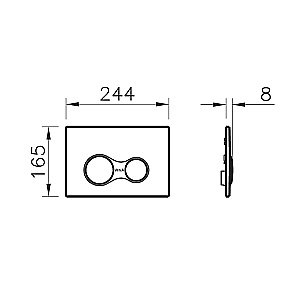 Унитаз подвесной Vitra Sento 9830B003-7207 безободковый, c инсталляцией, с крышкой микролифт купить в интернет-магазине Sanbest