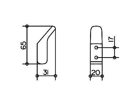 Крючок KEUCO Collection Moll купить в интернет-магазине сантехники Sanbest