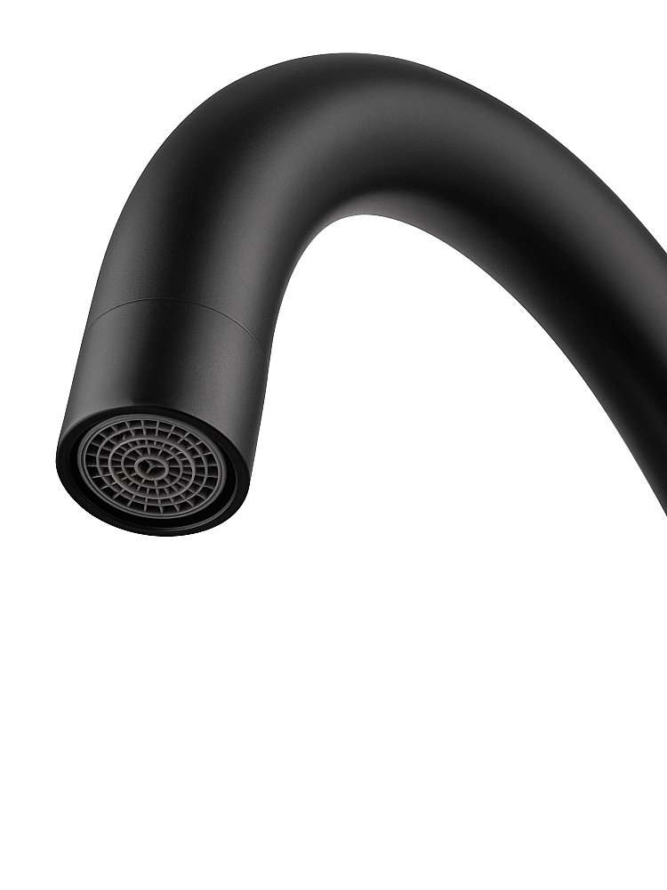 Смеситель для кухни WONZON & WOGHAND WW-AE4554-MB черный матовый купить в интернет-магазине сантехники Sanbest