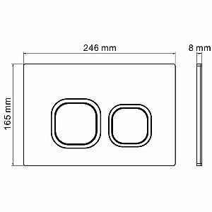 Кнопка для инсталляции Grossman Cosmo 700.K31.02.310.310 золото матовое купить в интернет-магазине сантехники Sanbest