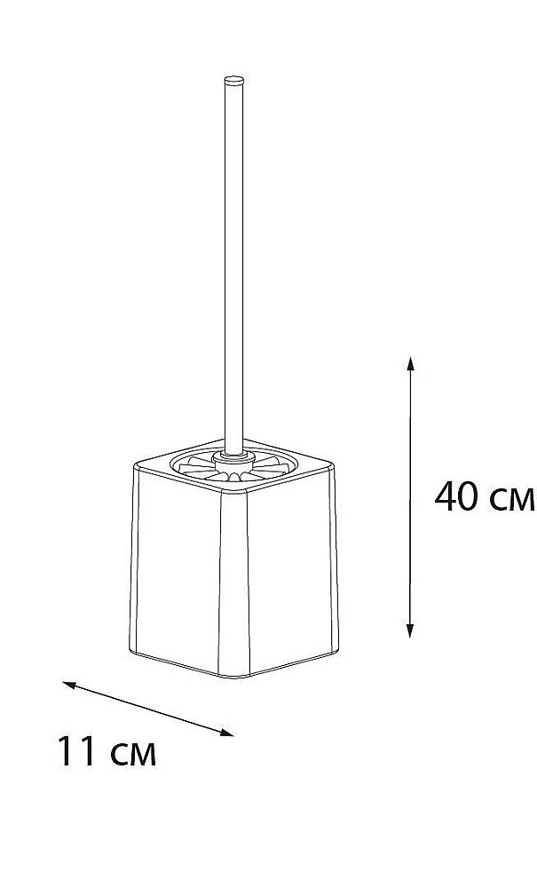 Ершик для туалета FIXSEN TWIST FX-1569A-5 купить в интернет-магазине сантехники Sanbest