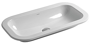 Раковина встраиваемая Azzurra Glaze 69 GLZ 69x38/IN bi*0 белая купить в интернет-магазине Sanbest