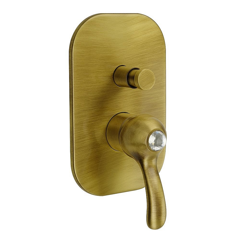 Смеситель встраиваемый Migliore Lem Swarovski ML.LEM-1972K бронза купить в интернет-магазине сантехники Sanbest