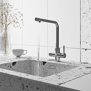 Смеситель для кухни PAINI Primavera PRCR6433VEB90 хром купить в интернет-магазине сантехники Sanbest