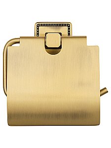 Держатель для туалетной бумаги с крышкой WONZON & WOGHAND ROMA WW-7226 бронза купить в интернет-магазине сантехники Sanbest