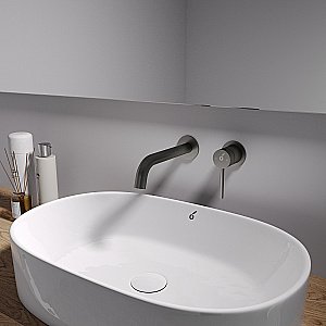 Смеситель для раковины Oliveeka Y OL-88869017-BGM оружейная сталь матовая купить в интернет-магазине сантехники Sanbest