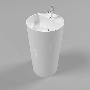 Раковина напольная WhiteCross PANTHEON 43 0708.043043.100 белая купить в интернет-магазине Sanbest