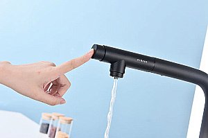 Смеситель для кухни Paulmark Urban Ur213104-AN антрацит купить в интернет-магазине сантехники Sanbest