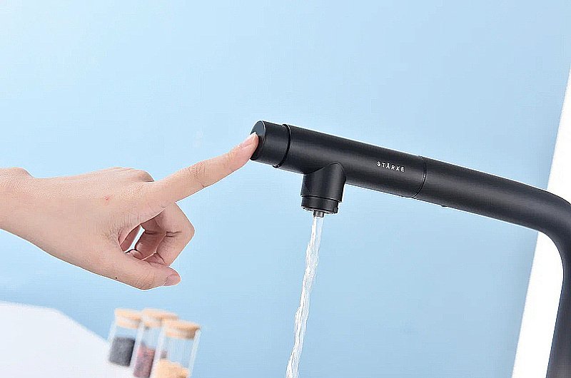 Смеситель для кухни Paulmark Urban Ur213104-AN антрацит купить в интернет-магазине сантехники Sanbest