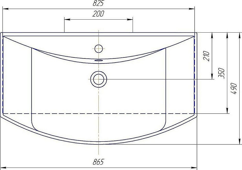 Умывальник AQWELLA Стиль 85 купить в интернет-магазине Sanbest