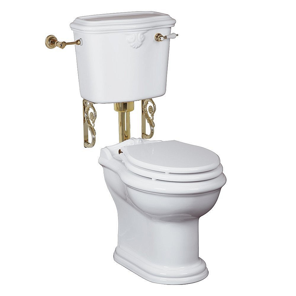 Унитаз Migliore Impero 31146 белый/золото купить в интернет-магазине Sanbest