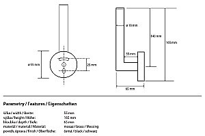 Держатель для туалетной бумаги Bemeta Dark 104112030 купить в интернет-магазине сантехники Sanbest