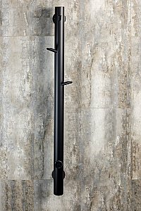 Полотенцесушитель Boheme Uno 724-B черный матовый купить в интернет-магазине сантехники Sanbest