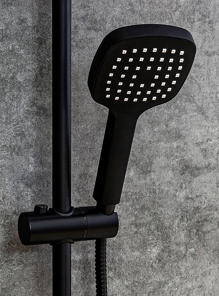 Душевая гарнитура Orange O-Shower OS704b черный купить в интернет-магазине сантехники Sanbest