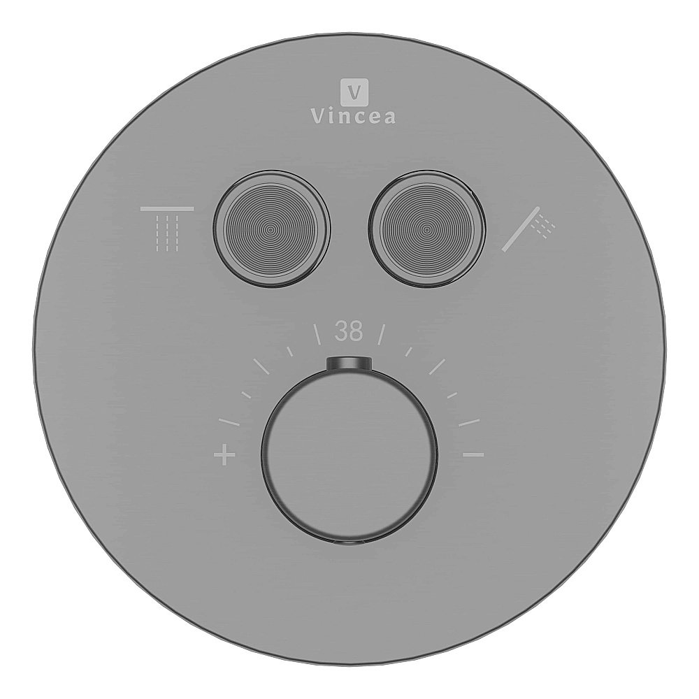 Душевая система Vincea Inspire VSFW-3I22MT3RGM вороненая сталь купить в интернет-магазине сантехники Sanbest