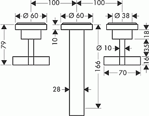 Смеситель для раковины Axor Citterio 39313000 купить в интернет-магазине сантехники Sanbest