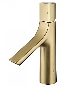 Смеситель для раковины WONZON & WOGHAND The ONE, Брашированное золото (WW-H010-BG) купить в интернет-магазине сантехники Sanbest