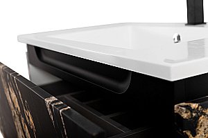 Нижняя тумба Cezares SLIDER-1000-1C-PI-NF-P черный фьюжн для ванной в интернет-магазине сантехники Sanbest