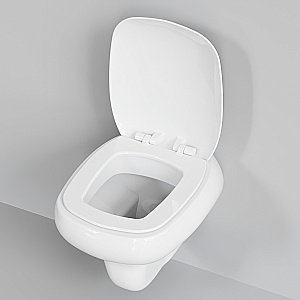 Унитаз подвесной Ambassador Diamond 123T20001R безободковый, белый купить в интернет-магазине Sanbest