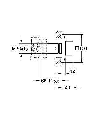 Дивертор Grohe Allure Brilliant 19798 000 для смесителя в интернет-магазине сантехники Sanbest