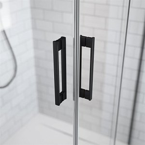 Душевой уголок Radaway Idea Black KDJ 130х120 купить в интернет-магазине Sanbest