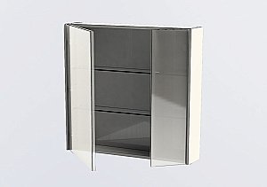 Зеркальный шкаф Aquanet Латина 80 купить в интернет-магазине сантехники Sanbest