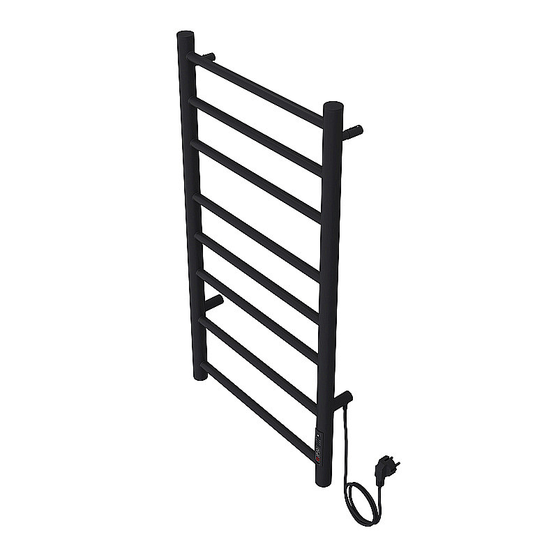 Полотенцесушитель электрический Azario PARMA П8 400х800 AZ10848B черный купить в интернет-магазине сантехники Sanbest
