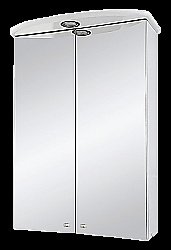 Зеркальный шкаф Misty Мимоза 50 белое купить в интернет-магазине сантехники Sanbest