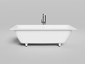 Ванна Salini Orlanda AXIS KIT S-Stone 180x80 103322M белая матовая купить в интернет-магазине Sanbest