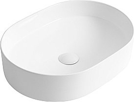 Раковина накладная BelBagno BB1483 белая купить в интернет-магазине Sanbest