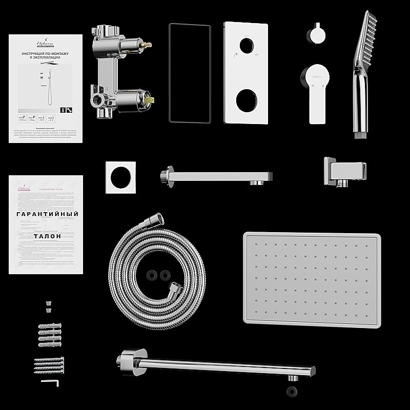 Душевая система Elghansa 54Q0743 (Set-17) хром купить в интернет-магазине сантехники Sanbest