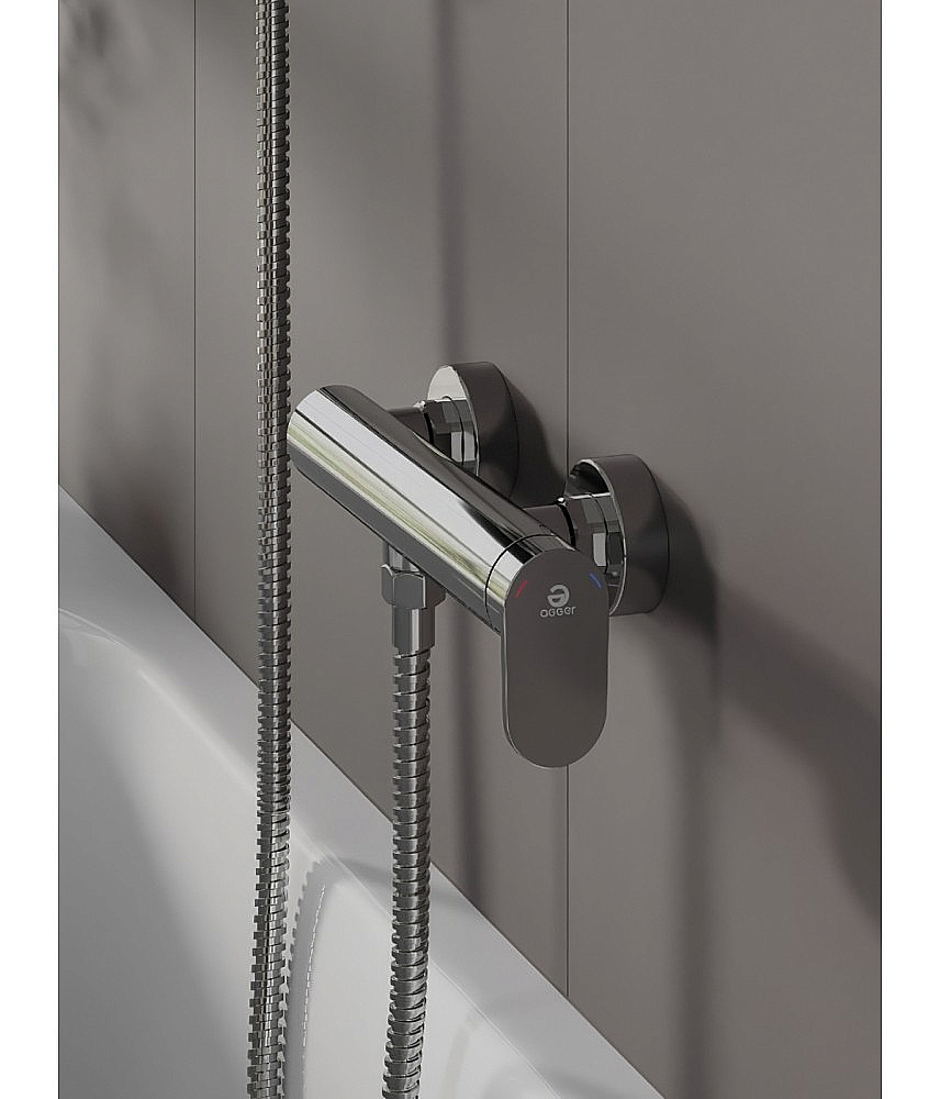 Смеситель для душа Agger Sweet A2720000 хром глянцевый купить в интернет-магазине сантехники Sanbest