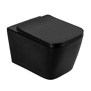 Унитаз подвесной BelBagno ARDENTE-C BB3202CHR-MB безободковый, с крышкой микролифт, с инсталляцией и кнопкой купить в интернет-магазине Sanbest