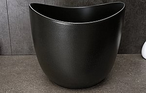 Раковина накладная Gid Creativo 36 N9303bg 53378 черная графит купить в интернет-магазине Sanbest