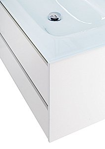 Тумба с раковиной BelBagno KRAFT 90 2C-SO/LOV-900-LVB Bianco Opaco для ванной в интернет-магазине Sanbest