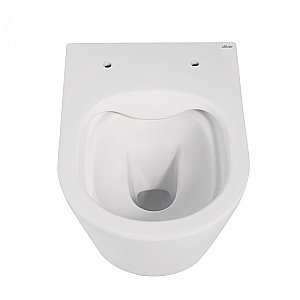 Унитаз подвесной ABBER Bequem AC1102MW с крышкой микролифт, безободковый, белый матовый купить в интернет-магазине Sanbest