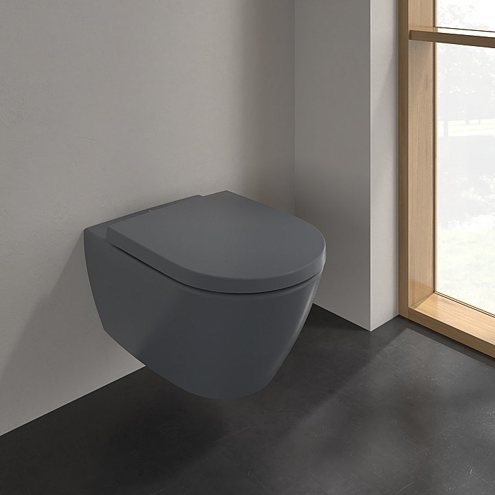 Унитаз подвесной Villeroy&Boch Subway 2.0 5614R0I4 графит купить в интернет-магазине Sanbest
