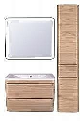 Тумба с раковиной Style Line Атлантика 90 подвесная для ванной в интернет-магазине Sanbest