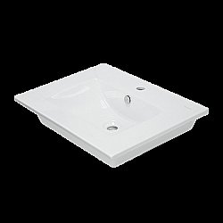 Раковина Sanita luxe Quadro 60 QDR60SLWB01 белая купить в интернет-магазине Sanbest